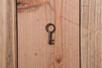 アンティーク雑貨　古民具・骨董　高級品!銅金具が上品なアンティーク挟み箱(時代箱・収納箱)