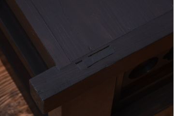アンティーク家具　古民具・骨董　六尺　明治〜大正　アンティーク水屋箪笥ローボード(テレビボード、テレビ台、キャビネット、収納棚)