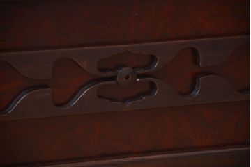 アンティーク家具　古民具・骨董　六尺　明治〜大正　アンティーク水屋箪笥ローボード(テレビボード、テレビ台、キャビネット、収納棚)