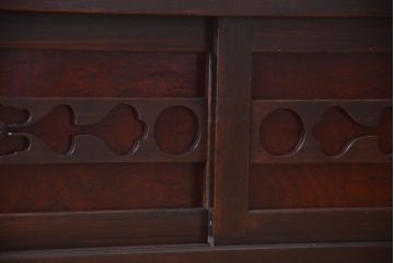 アンティーク家具　古民具・骨董　六尺　明治〜大正　アンティーク水屋箪笥ローボード(テレビボード、テレビ台、キャビネット、収納棚)