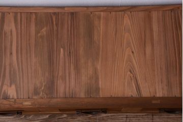 アンティーク家具　古民具・骨董　明治〜大正　木味のアンティーク脚付き水屋箪笥ローボード(テレビ台、キャビネット、収納棚)