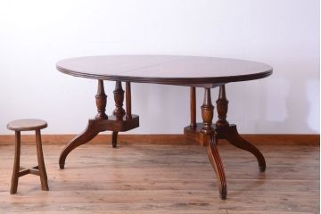 中古　DREXEL HERITAGE (ドレクセルヘリテイジ)USA　エクステンションダイニングテーブル(定価約70万円)