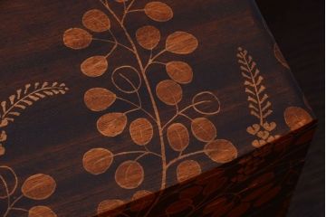 中古　民芸家具　萩の図　引き出し