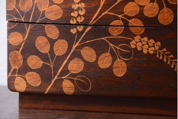 中古　民芸家具　萩の図　引き出し