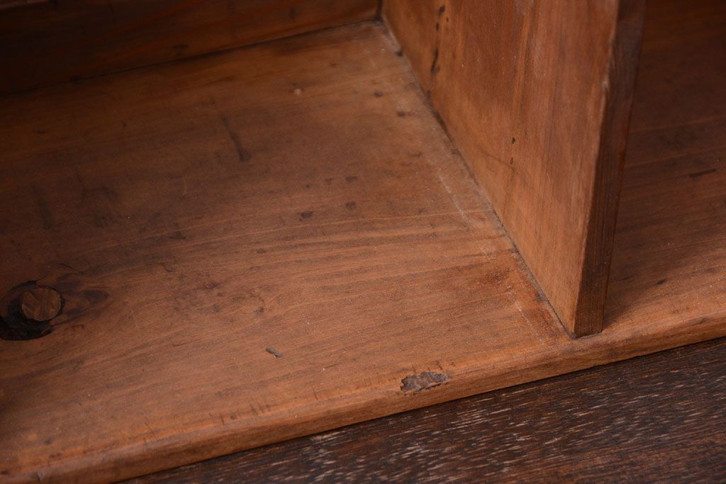 レトロ家具　和製アンティーク　シンプルでレトロな本立て