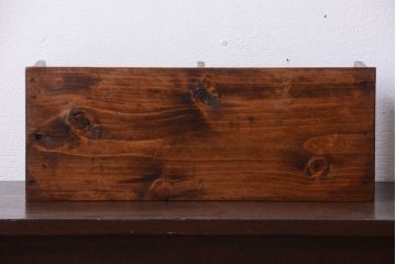 レトロ家具　和製アンティーク　シンプルでレトロな本立て