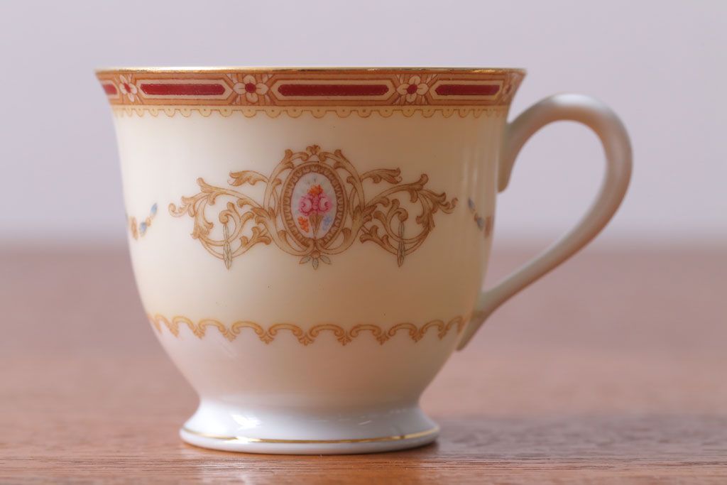 アンティーク雑貨　アンティーク　古いノリタケ　カップ&ソーサー6客セット