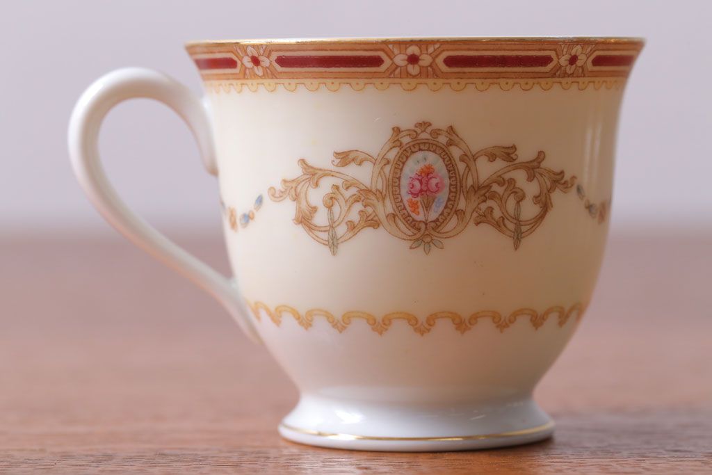 アンティーク雑貨　アンティーク　古いノリタケ　カップ&ソーサー6客セット