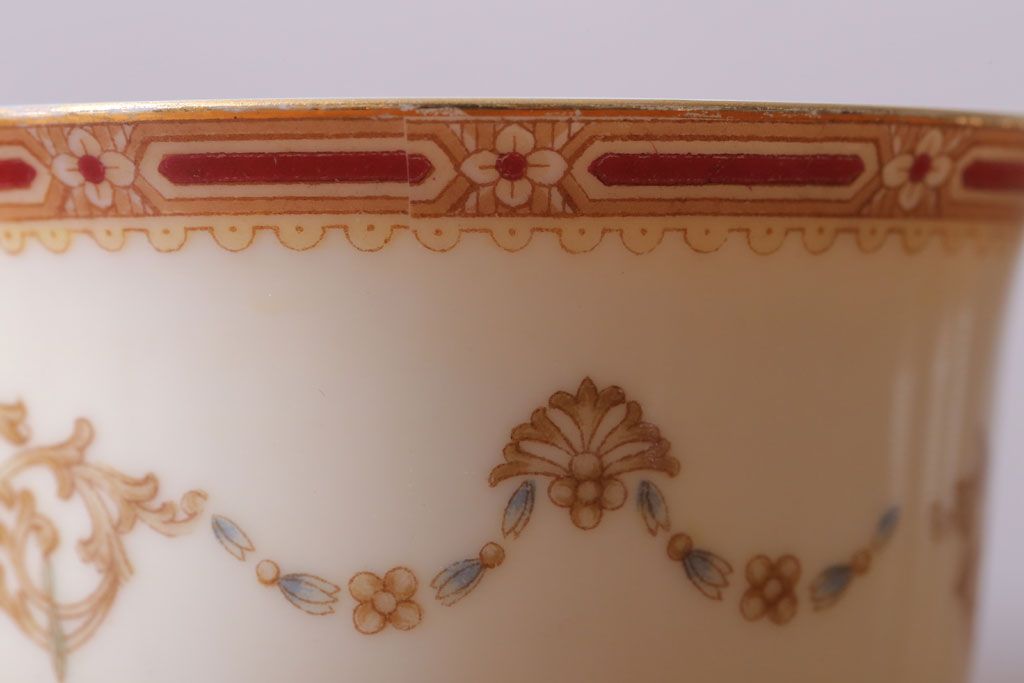 アンティーク雑貨　アンティーク　古いノリタケ　カップ&ソーサー6客セット