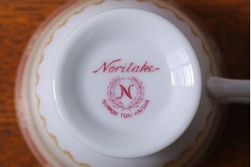 アンティーク雑貨　アンティーク　古いノリタケ　カップ&ソーサー6客セット