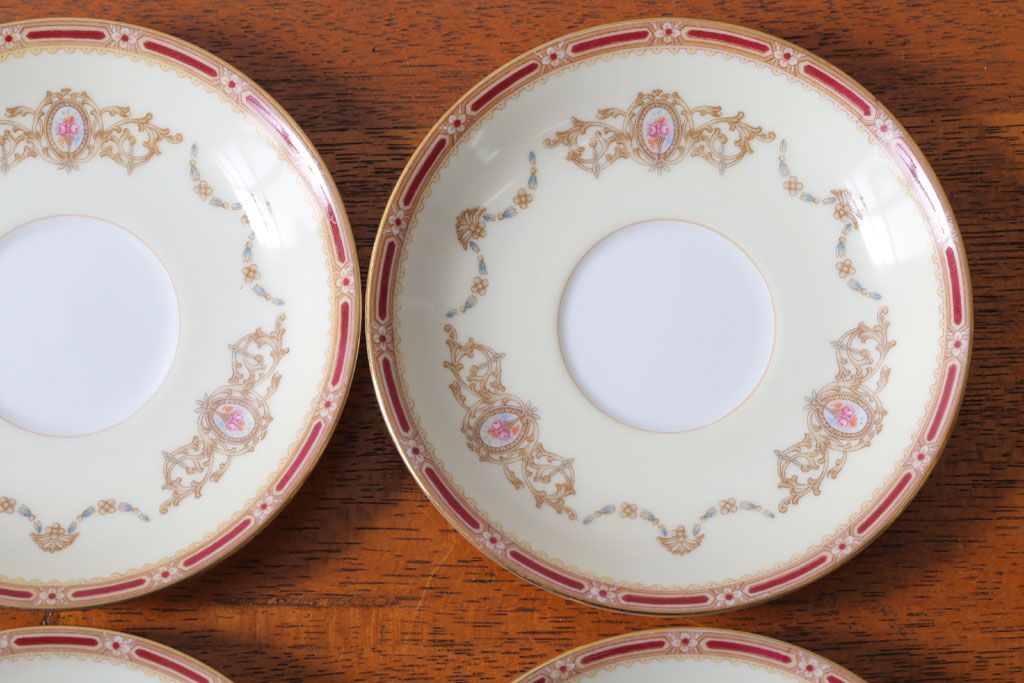 アンティーク雑貨　アンティーク　古いノリタケ　カップ&ソーサー6客セット