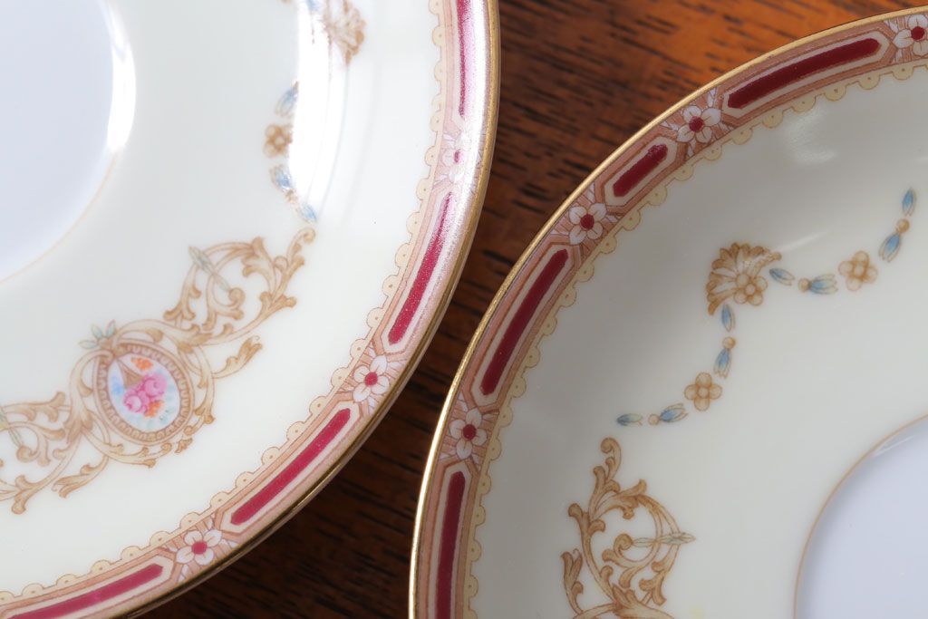 アンティーク雑貨　アンティーク　古いノリタケ　カップ&ソーサー6客セット