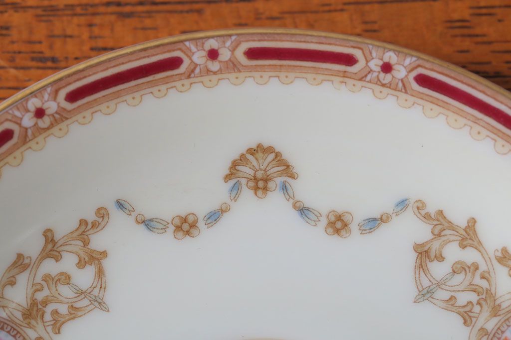 アンティーク雑貨　アンティーク　古いノリタケ　カップ&ソーサー6客セット