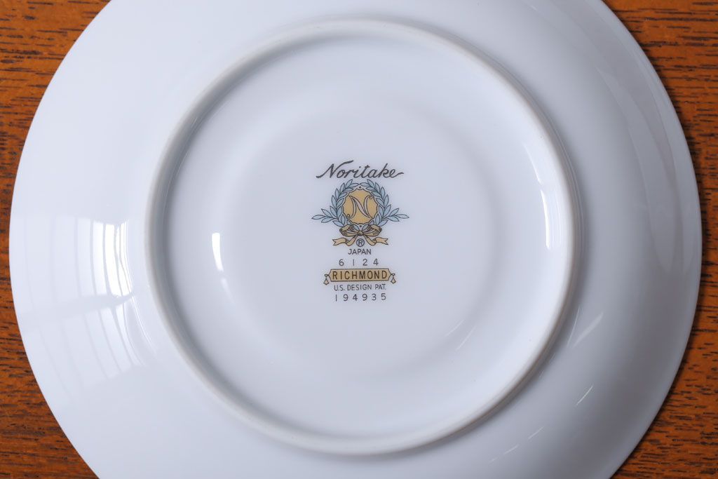 アンティーク雑貨　ノリタケ　リッチモンド(RICHMOND)シリーズ　カップ&ソーサー5客セット