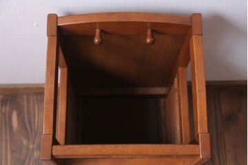 アンティーク雑貨　中古　カリモク家具　木製傘立て