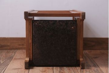 アンティーク雑貨　中古　カリモク家具　木製傘立て