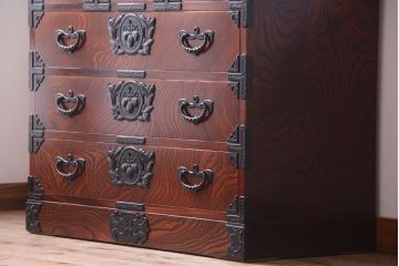 中古　伝統民芸家具　岩谷堂　衣装箪笥(2)