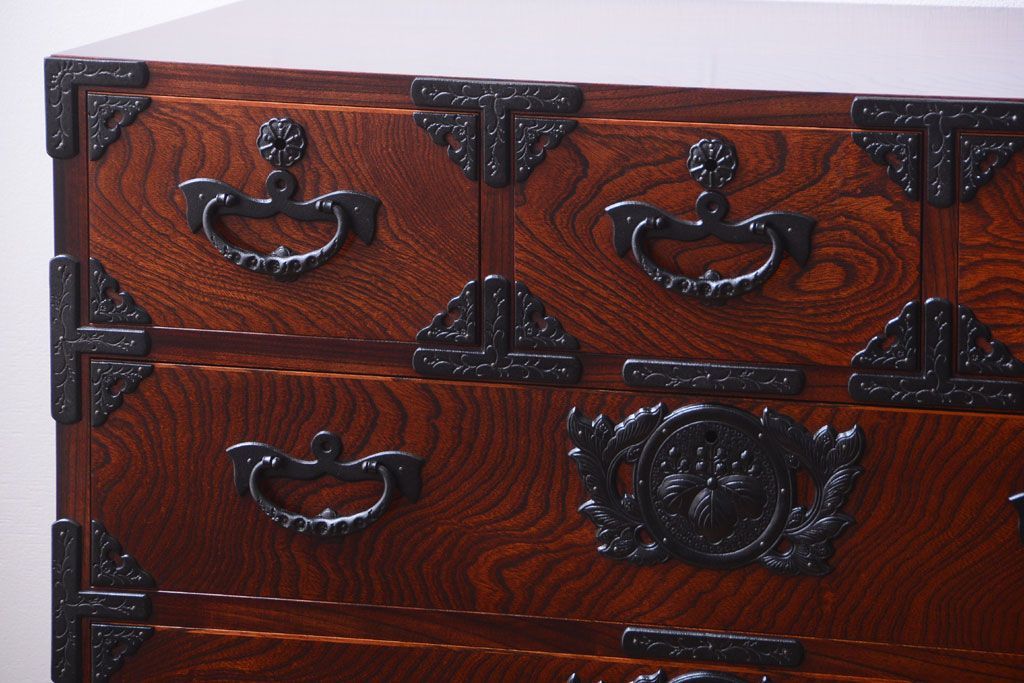 中古　伝統民芸家具　岩谷堂　衣装箪笥(2)