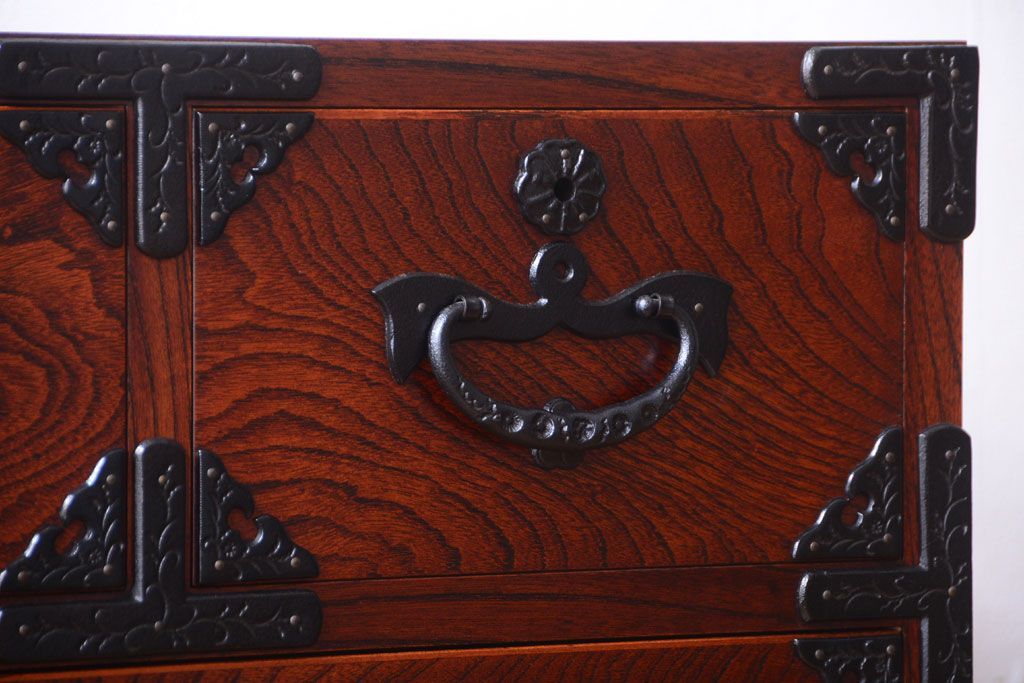 中古　伝統民芸家具　岩谷堂　衣装箪笥(2)