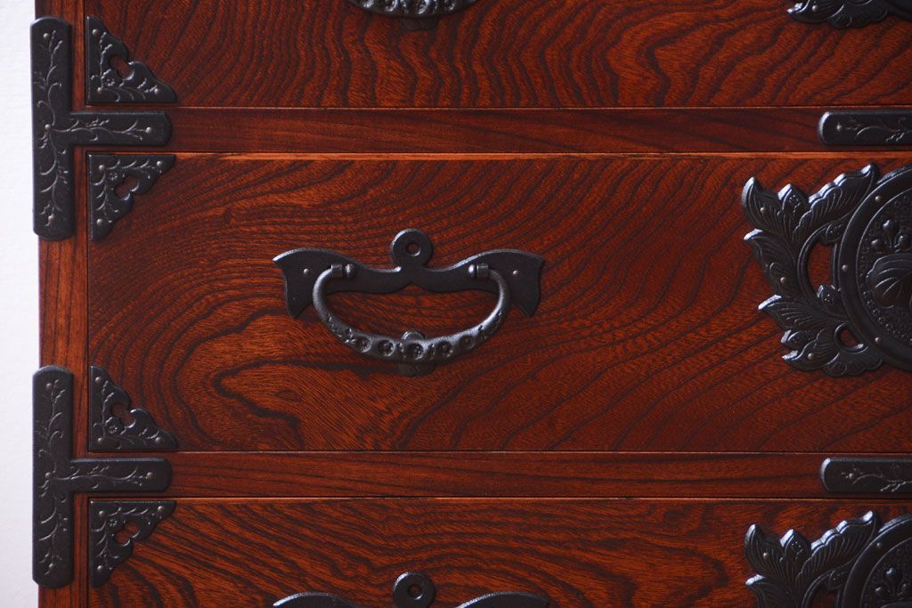 中古　伝統民芸家具　岩谷堂　衣装箪笥(2)