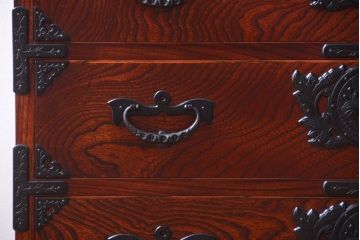 中古　伝統民芸家具　岩谷堂　衣装箪笥(2)