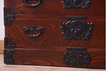 中古　伝統民芸家具　岩谷堂　衣装箪笥(2)