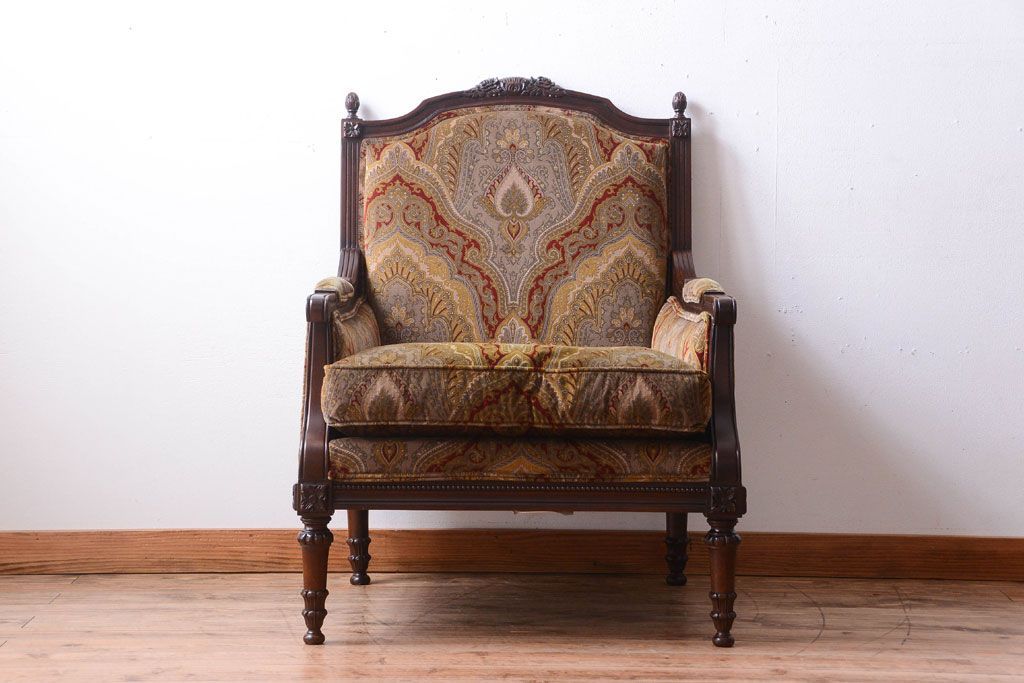 中古　DREXEL HERITAGE(ドレクセルヘリテイジ)USA　1人掛けソファ(チェア・椅子)(定価約70万円)