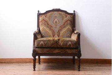 中古　DREXEL HERITAGE(ドレクセルヘリテイジ)USA　1人掛けソファ(チェア・椅子)(定価約70万円)