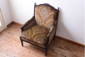 中古　DREXEL HERITAGE(ドレクセルヘリテイジ)USA　1人掛けソファ(チェア・椅子)(定価約70万円)