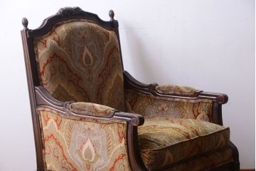 中古　DREXEL HERITAGE(ドレクセルヘリテイジ)USA　1人掛けソファ(チェア・椅子)(定価約70万円)