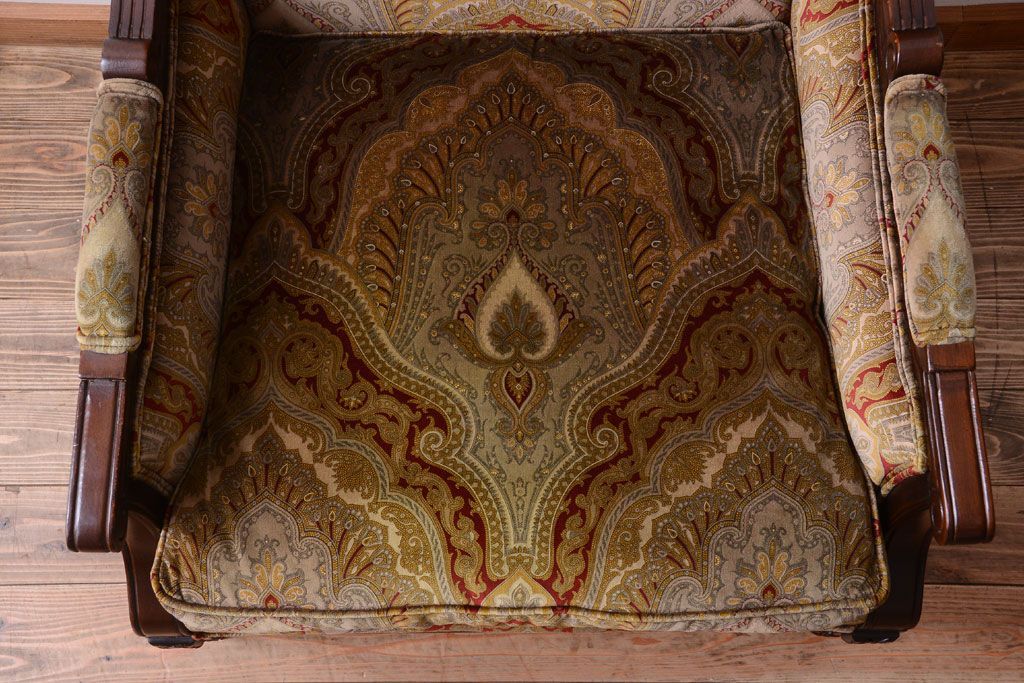 中古　DREXEL HERITAGE(ドレクセルヘリテイジ)USA　1人掛けソファ(チェア・椅子)(定価約70万円)