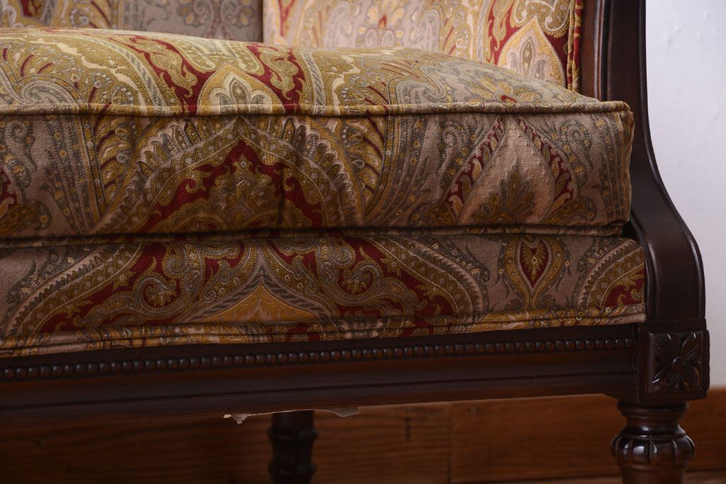 中古　DREXEL HERITAGE(ドレクセルヘリテイジ)USA　1人掛けソファ(チェア・椅子)(定価約70万円)