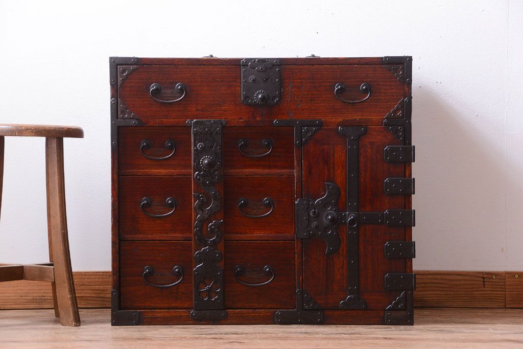 味わい深い小さな骨董家具　箪笥　アンティーク 公式】アンティーク家具ラフジュ工房商品詳細ページアンティーク