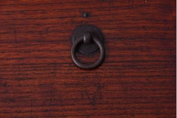 アンティーク家具　古民具・骨董　明治期　総桐材の古い庄内小箪笥(背負い箪笥・行商箪笥、桐箪笥、桐たんす)