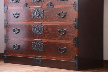 中古　伝統民芸家具　岩谷堂　衣装箪笥(3)