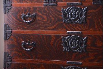 中古　伝統民芸家具　岩谷堂　衣装箪笥(3)