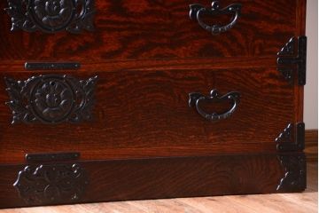 中古　伝統民芸家具　岩谷堂　衣装箪笥(3)