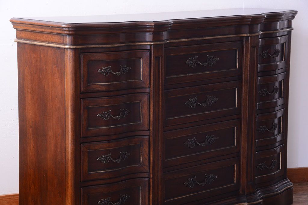 中古　DREXEL HERITAGE (ドレクセルヘリテイジ)USA　ドロワー(ドレッサー・チェスト・コンソール)(定価約100万円)