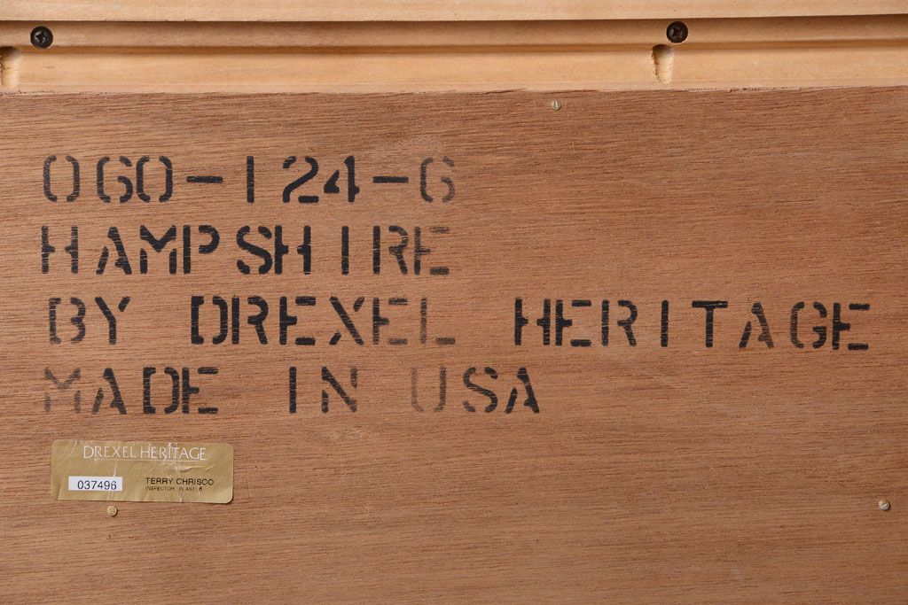 中古　DREXEL HERITAGE (ドレクセルヘリテイジ)USA　ドロワー(ドレッサー・チェスト・コンソール)(定価約100万円)