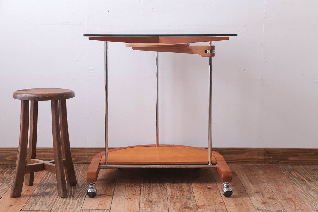 中古　PORADA　パソコンデスク(AWARD P.C DESK・LOOP DESK)(定価148000円)