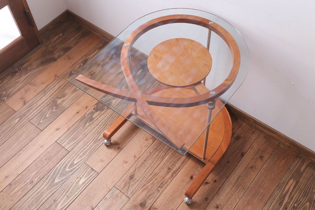 中古　PORADA　パソコンデスク(AWARD P.C DESK・LOOP DESK)(定価148000円)