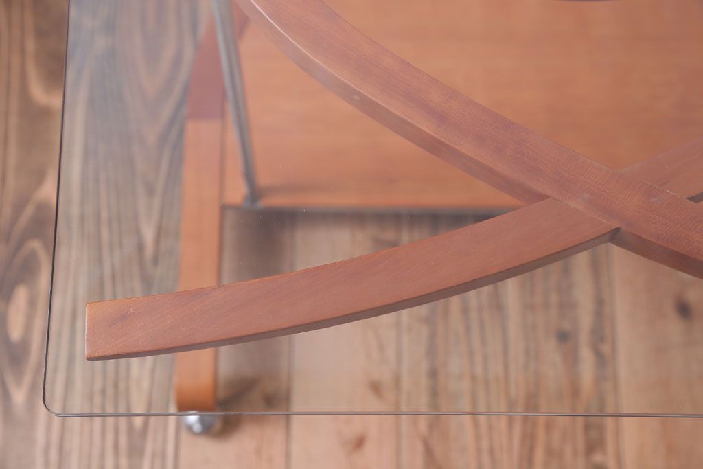 中古　PORADA　パソコンデスク(AWARD P.C DESK・LOOP DESK)(定価148000円)