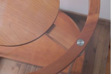 中古　PORADA　パソコンデスク(AWARD P.C DESK・LOOP DESK)(定価148000円)