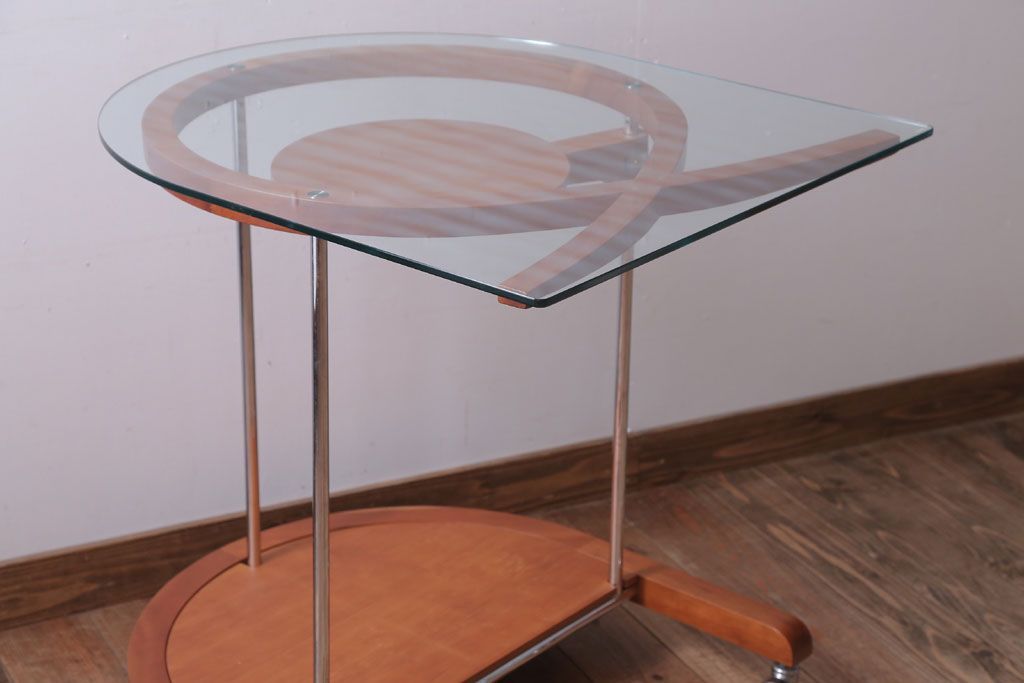 中古　PORADA　パソコンデスク(AWARD P.C DESK・LOOP DESK)(定価148000円)