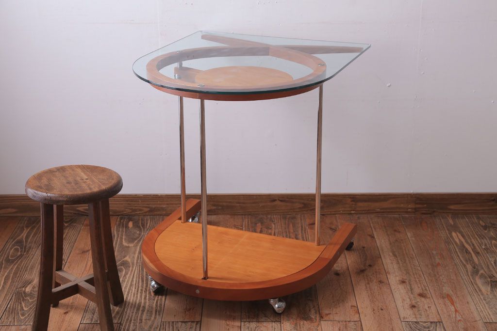 中古　PORADA　パソコンデスク(AWARD P.C DESK・LOOP DESK)(定価148000円)