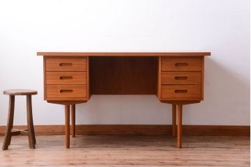 中古　CHLOROS(クロロス)　Foundation　バックシェルフデスク(机、在宅ワーク、在宅用)