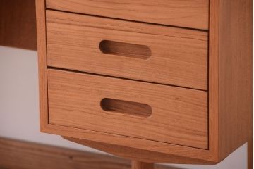 中古　CHLOROS(クロロス)　Foundation　バックシェルフデスク(机、在宅ワーク、在宅用)