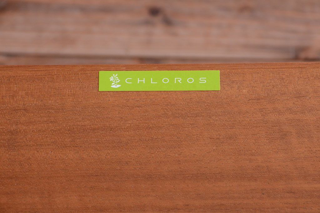中古　CHLOROS(クロロス)　Foundation　バックシェルフデスク(机、在宅ワーク、在宅用)