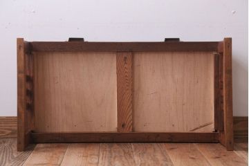 レトロ家具　昭和レトロ　古い木製の小さなアンティーク文机