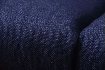 【R様ご成約分】北欧ビンテージ　ローズウッド材のシンプルな3人掛けアームソファ